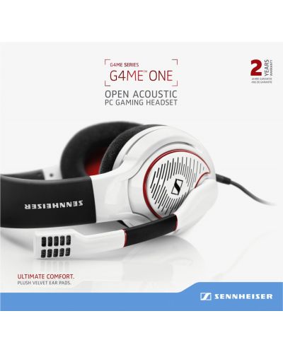Гейминг слушалки Sennheiser G4ME ONE - бели - 4
