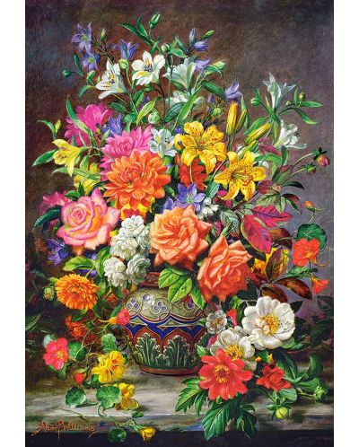 Пъзел Castorland от 1500 части - Септемврийски цветя, Алберт Уилямс - 2