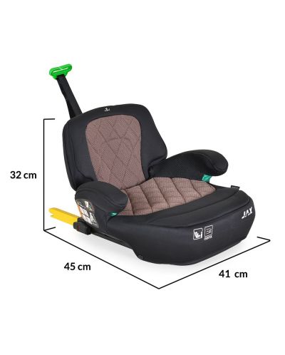 Седалка за кола Cangaroo - Jax, i-Size, с IsoFix ,125-150 cm, розова - 7