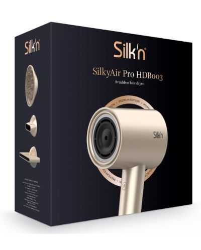 Сешоар Silk'n - Silky Air Pro, 1600W, 6 степени, златист - 7