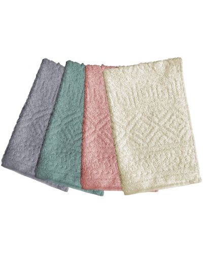 Сет от 3 памучни кърпи Aglika - Boho, аква - 3