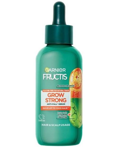 Garnier Fructis Серум за коса Grow Strong, Vitamin C, 125 ml - 1