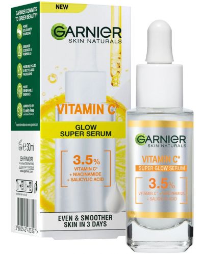 Garnier Skin Naturals Серум за лице Vitamin C, 30 ml - 1
