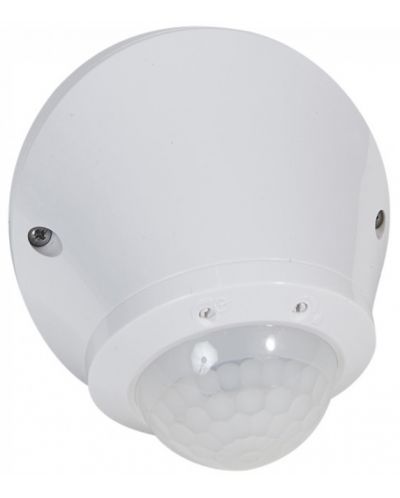 Сензор за движение и осветление Legrand - PIR 360°-8m, IP55, бял - 1