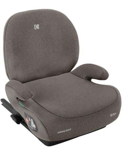 Седалка за кола KikkaBoo - i-Boost, i-Size, IsoFix, 125-150 cm, Brown - 1