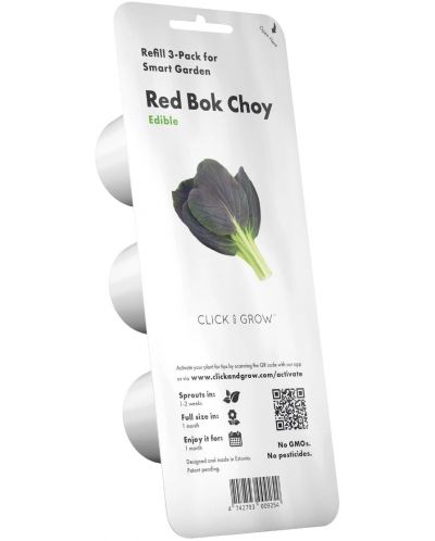 Семена Click and Grow - Червен Бок Пак Чой, 3 пълнителя - 1