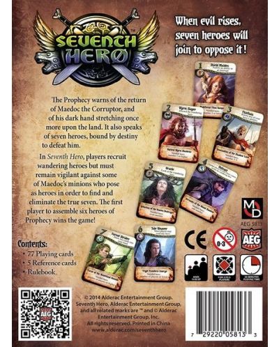 Настолна игра Seventh Hero - картова, семейна - 4