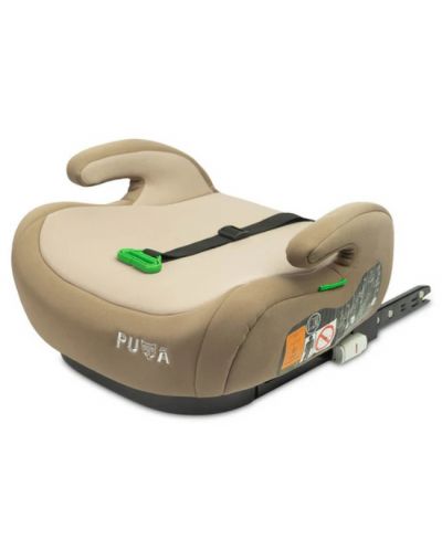 Седалка за кола Caretero - Puma, I-Size, IsoFix, 125-150 cm, Beige - 1