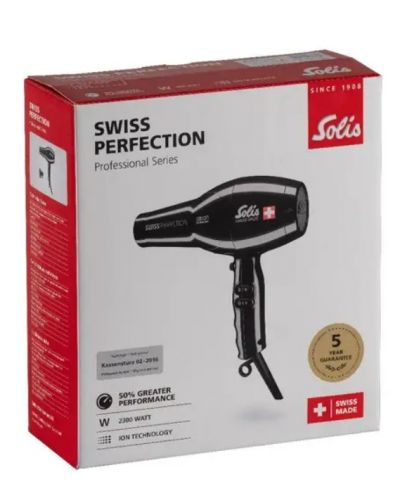 Сешоар Solis - Swiss Perfection, 2300W, 4 степени, черен - 7