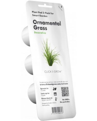 Семена Click and Grow - Декоративна трева, 3 пълнителя - 1
