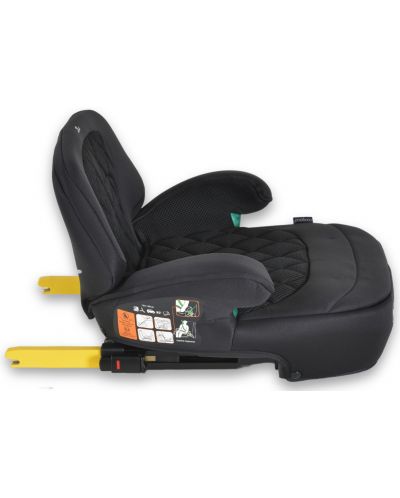 Седалка за кола Cangaroo - Jax, i-Size, с IsoFix, 125-150 cm, черна - 4