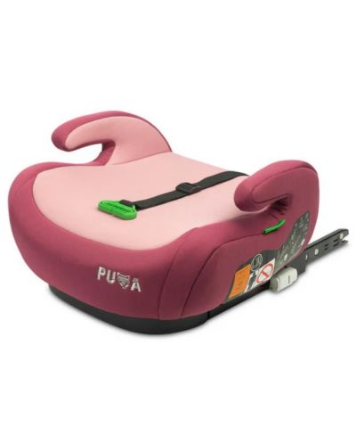 Седалка за кола Caretero - Puma, I-Size, IsoFix, 125-150 cm, Dirty Pink - 1