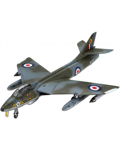 Сглобяем модел Revell Военни: Самолети - Хоукър Хънтър FGA.9 - 1