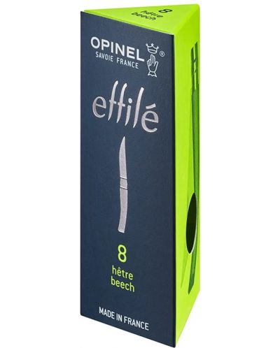 Сгъваем нож за филетиране Opinel Les Effiles - 8.5 cm, бук, в кутия - 4