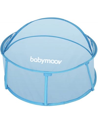 Малка сгъваема кошара Babymoov - Babyni с UV фактор 50+, синя - 3