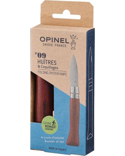Сгъваем нож Opinel Nomad - 6.5 cm, за стриди, падук - 3