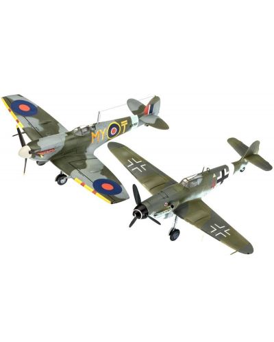 Сглобяем модел Revell Военни: Самолети - Bf109 G-10 & Spitfire Mk. V - 1