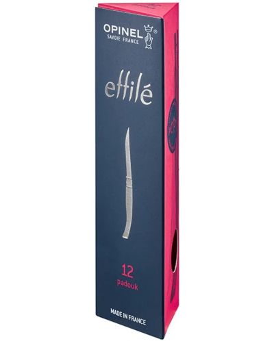 Сгъваем нож за филетиране Opinel Les Effiles - 12 cm, бубинга, в кутия - 4
