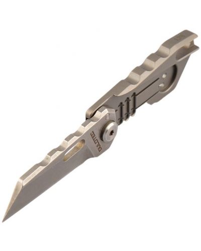 Сгъваем титаниев нож Dulotec - K906, сив - 1