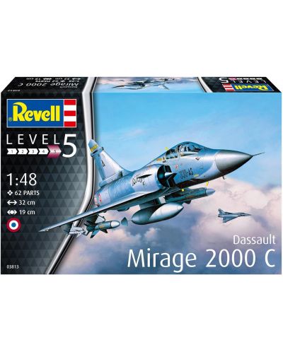 Сглобяем модел Revell Военни: Самолети - Изтребител Mirage 2000C - 2