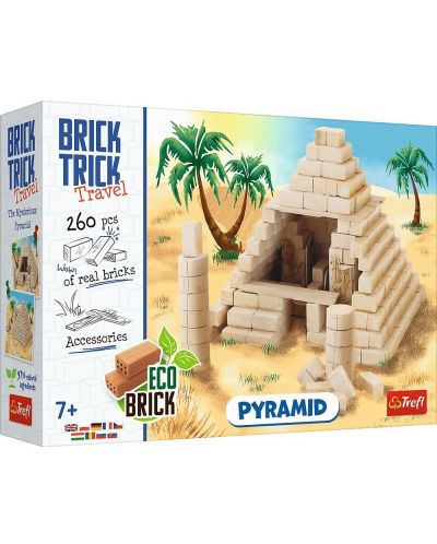 Сглобяем модел Trefl Brick Trick Travel - Пирамида - 3