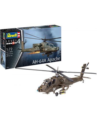 Сглобяем модел Revell Военен хеликоптер AH-64A Апачи - 6