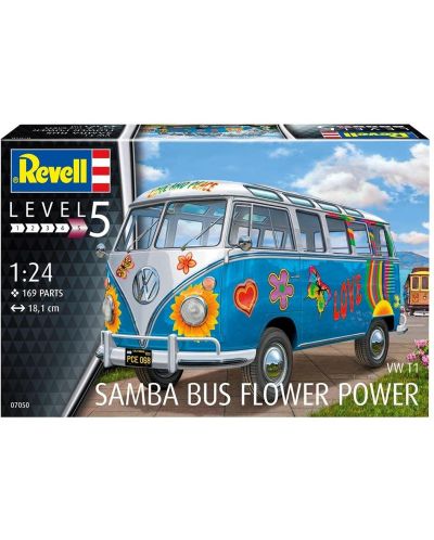 Сглобяем модел Revell Съвременни: Автомобили - VW T1 Samba Bus Flower Power - 5