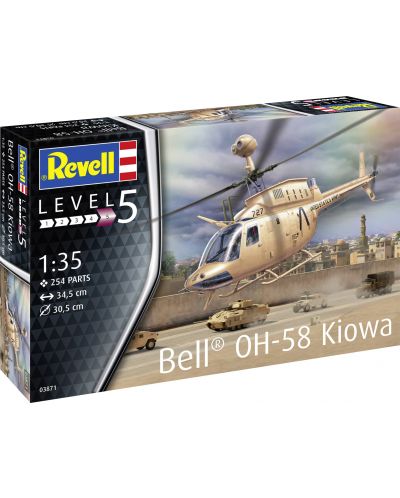 Сглобяем модел Revell Военни: Вертолети - OH-58 Kiowa - 5