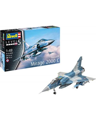 Сглобяем модел Revell Военни: Самолети - Изтребител Mirage 2000C - 8