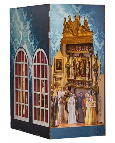 Book Nook Tiny Adventures Bridgerton – The Duke And I – Kit De Construction En Bois Avec Éclairage LED – Dès 14 Ans