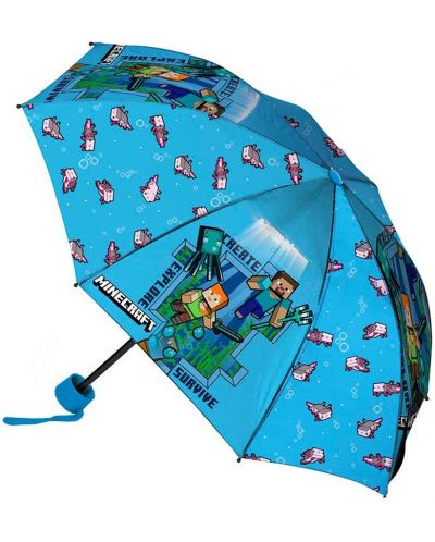 Сгъваем детски чадър Coriex Minecraft - 1