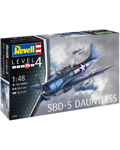 Сглобяем модел Revell Военни: Самолети - SBD-5 Dauntless - 5