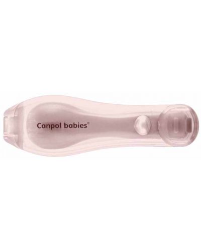 Сгъваема детска лъжица за пътуване Canpol babies - Розова - 5
