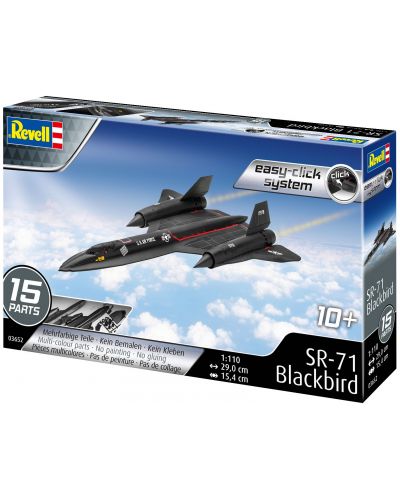Сглобяем модел Revell Военни: Самолети - Локхийд SR-71 Черната птица - 2