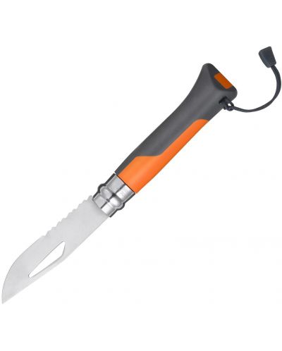 Сгъваем нож Opinel Outdoor -  №8, Soft Orange - 2