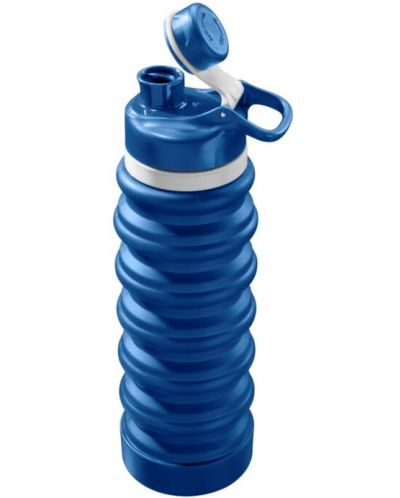 Сгъваема бутилка Cellularline - Rebottle, 750ml, синя - 5