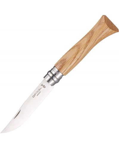 Сгъваем нож Opinel Luxe - 7 cm, дъб - 1