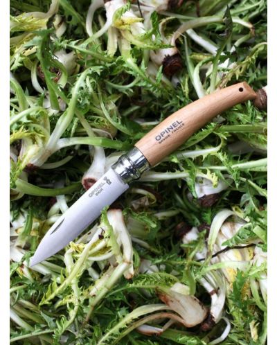 Сгъваем градински нож Opinel - Inox №8, острие 8.5 cm - 4