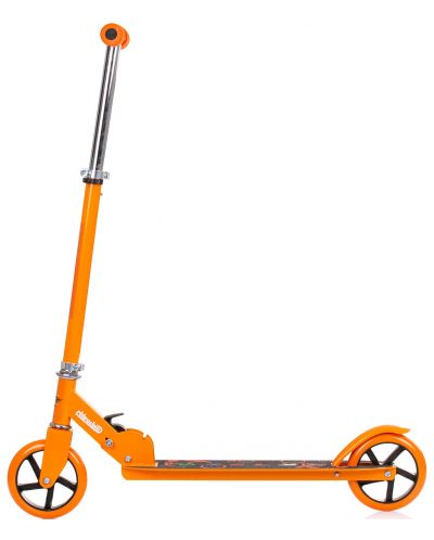 Сгъваем детски скутер Chipolino - Шарки, оранжев - 2