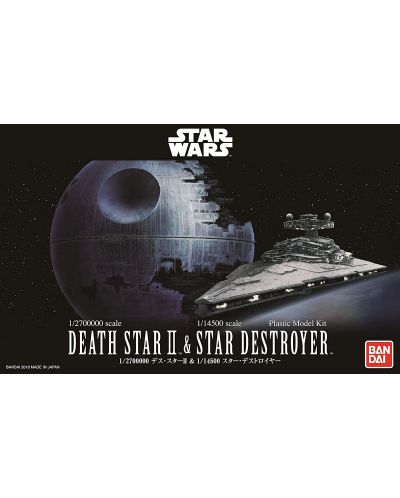 Сглобяем модел Bandai Космически: Разрушител - Death Star II/Star Destroyer - 1