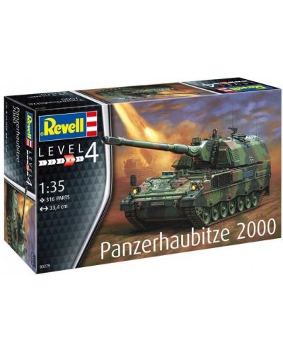 Сглобяем модел Revell Военни: Танк Panzerhaubitze 2000 - 1