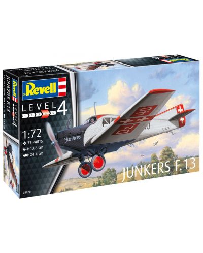 Сглобяем модел Revell Военни: Самолети - Юнкерс F.13 - 5