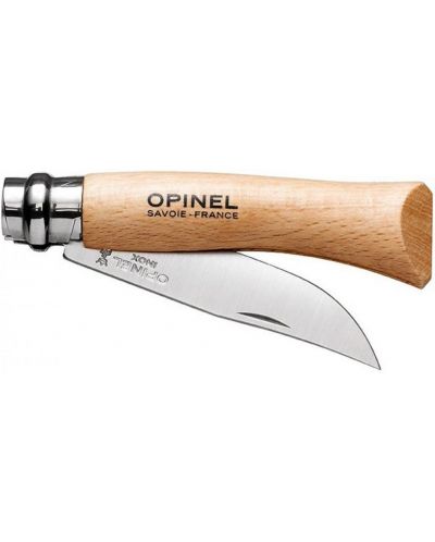 Сгъваем нож Opinel Inox - №7, бук - 2