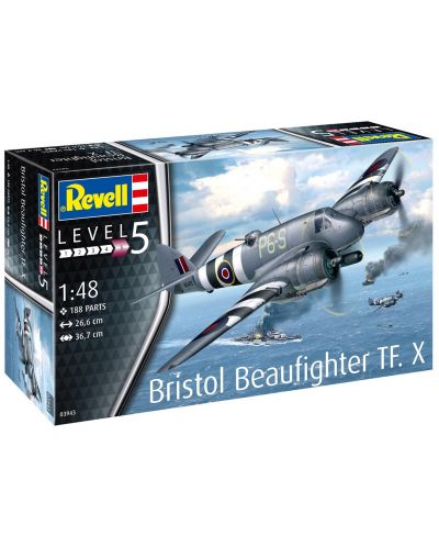 Сглобяем модел Revell Военни: Самолети - Bristol Beaufighter TF.X - 2
