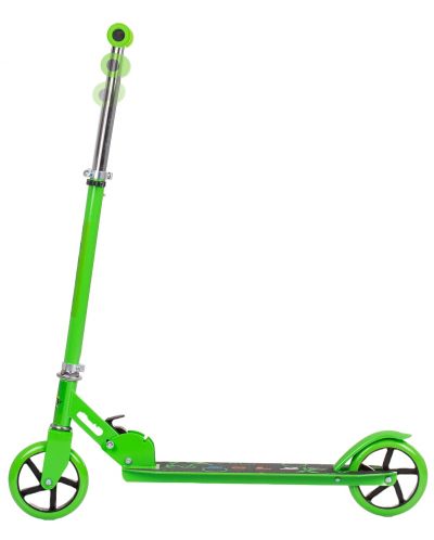 Сгъваем детски скутер Chipolino - Шарки, зелен - 3