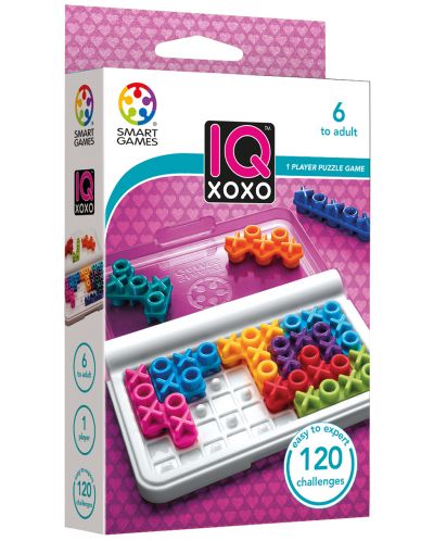 Детска логическа игра Smart Games Pocket IQ - IQ ХОХО - 1