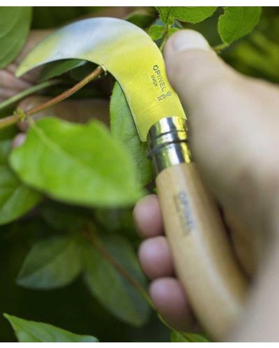 Сгъваем градински нож за кастрене Opinel - Inox №10, острие 10 cm - 2