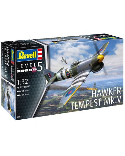 Сглобяем модел Revell Военни: Самолети - Хаукър Темпест V - 4