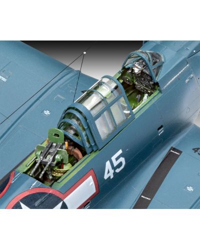 Сглобяем модел Revell Военни: Самолети - SBD-5 Dauntless - 3