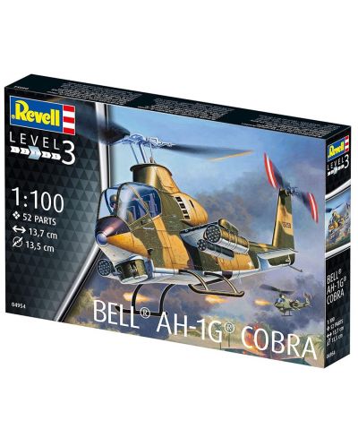 Сглобяем модел Revell Военни: Вертолети - Bell AH-1G Cobra (1:100) - 3